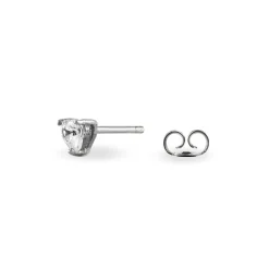 Marc Orian Bijoux Zirconium|Boucles D'Oreilles Argent > Boucles D'oreilles Puces Breana Argent Blanc Oxyde De Zirconium