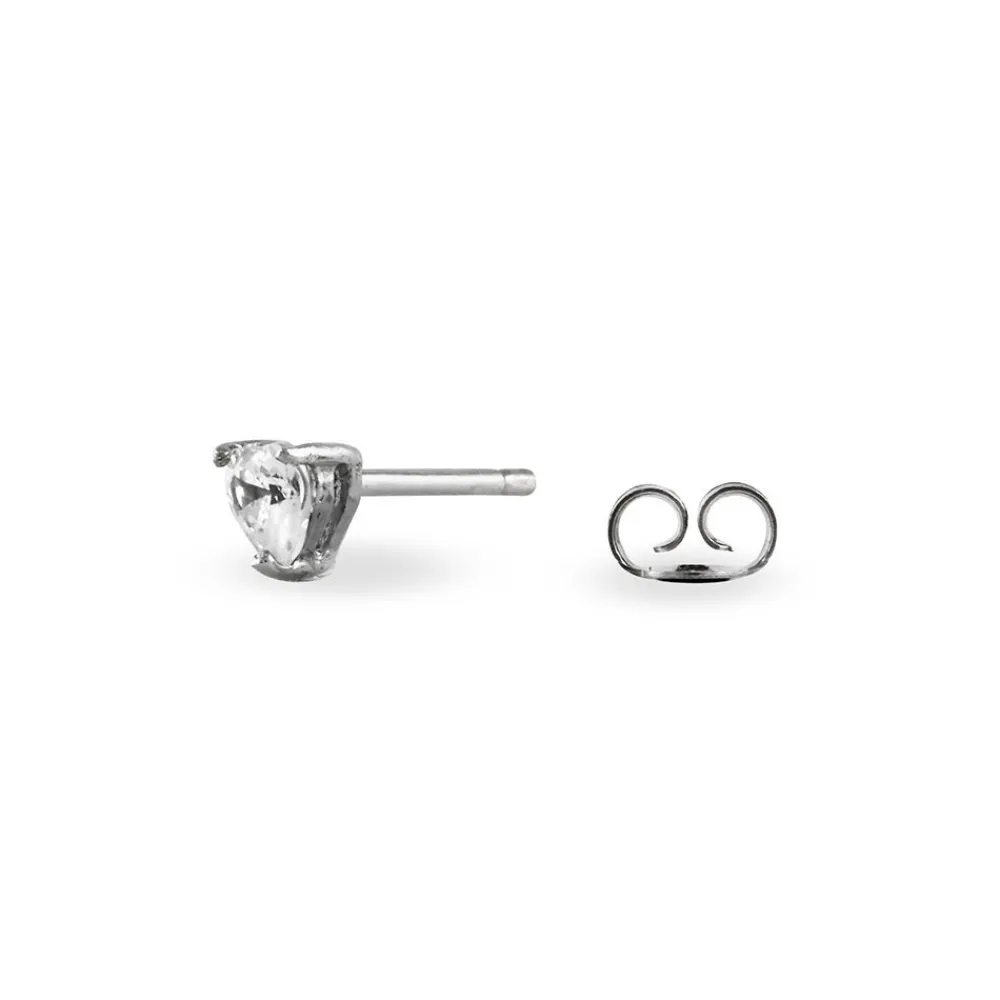 Marc Orian Bijoux Zirconium|Boucles D'Oreilles Argent > Boucles D'oreilles Puces Breana Argent Blanc Oxyde De Zirconium