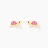 Boucles D'oreilles Puces Cali Tortue Or Jaune