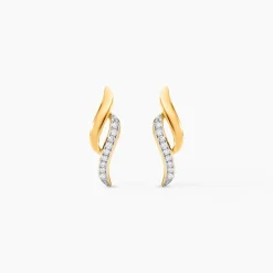 Marc Orian Pendantes|Bijoux Or > Boucles D'oreilles Puces Callum Or Jaune Diamant