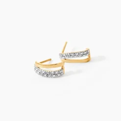 Marc Orian Bijoux Or|Bijoux Diamant > Boucles D'oreilles Puces Clotilda Or Jaune Diamant