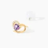 Marc Orian Boucles D'Oreilles Cœur|Boucles D'Oreilles > Boucles D'Oreilles Puces Creighton Or Jaune Améthyste Oxyde De Zirconium