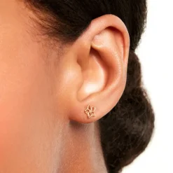 Marc Orian Boucles D'Oreilles Fleur|Boucles D'Oreilles Or > Boucles D'Oreilles Puces Daffodil Or Jaune