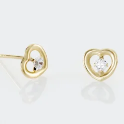 Marc Orian Bijoux Zirconium|Bijoux Homme > Boucles D'oreilles Puces Dolly Or Jaune Oxyde De Zirconium