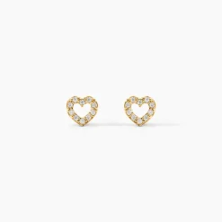 Marc Orian Bijoux Zirconium|Bijoux Homme > Boucles D'oreilles Puces Eily Or Jaune Oxyde De Zirconium