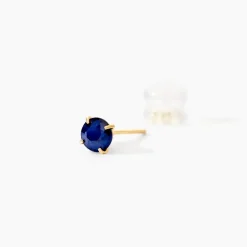 Marc Orian Boucles D'Oreilles Saphir|Boucles D'Oreilles Or > Boucles D'oreilles Puces Elea Serti Griffe Or Jaune Saphir