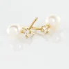 Marc Orian Bijoux Perles|Boucles D'Oreilles Perle > Boucles D'oreilles Puces Eolande Or Jaune Perle De Culture