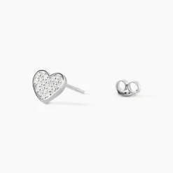 Marc Orian Bijoux Zirconium|Boucles D'Oreilles Argent > Boucles D'oreilles Puces Esperanza Argent Blanc Oxyde De Zirconium