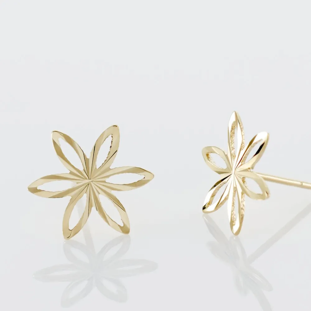 Marc Orian Boucles D'Oreilles Fleur|Boucles D'Oreilles Or > Boucles D'oreilles Puces Fadia Fleur Or Jaune
