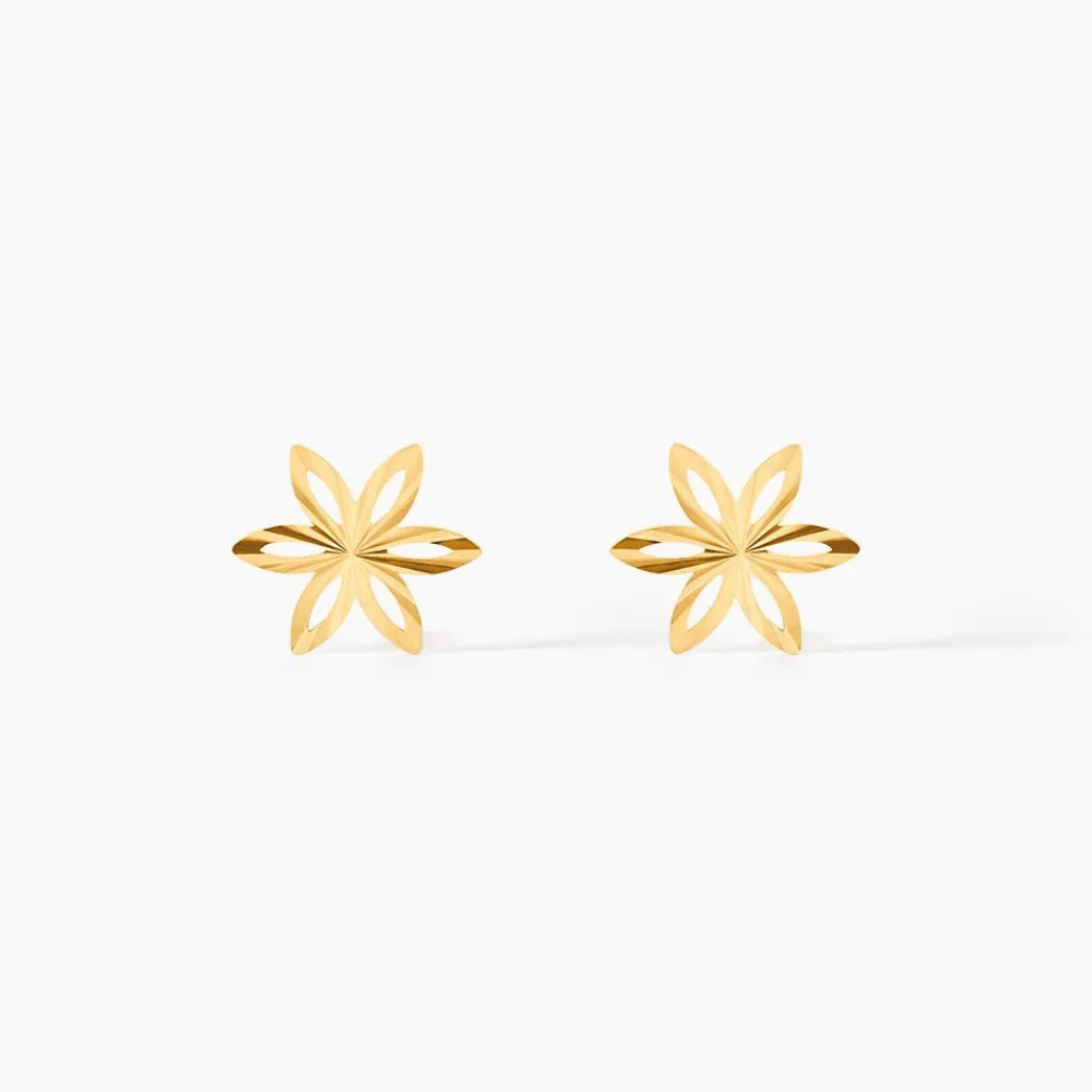 Marc Orian Boucles D'Oreilles Fleur|Boucles D'Oreilles Or > Boucles D'oreilles Puces Fadia Fleur Or Jaune
