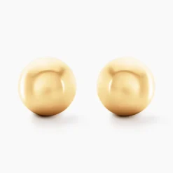 Boucles D'oreilles Puces Fidelia Boule Or Jaune