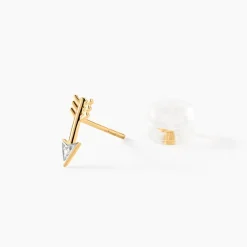 Marc Orian Bijoux Or|Bijoux Diamant > Boucles D'Oreilles Puces Fiorenzo Or Jaune Diamant