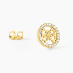 GUESS BIJOUX Bijoux Zirconium|Boucles D'Oreilles Acier Inoxydable > Boucles D'Oreilles Puces Guess Studs Party Acier Jaune Oxyde De Zirconium