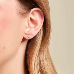 Marc Orian Boucles D'Oreilles Fleur|Bijoux Homme > Boucles D'oreilles Puces Isaora Or Jaune Oxyde De Zirconium