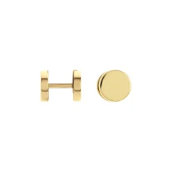 JOURDAN Bijoux Homme|Boucles D'Oreilles Acier Inoxydable > Boucles D'oreilles Puces Eas Acier Doré