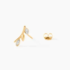 Marc Orian Parures De Mariage|Boucles D'Oreilles > Boucles D'oreilles Puces Laverna Or Jaune Diamant