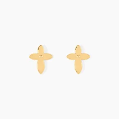 Boucles D'Oreilles Puces Lavonne Or Jaune