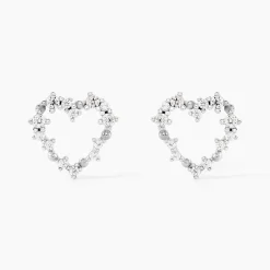 Marc Orian Bijoux Zirconium|Boucles D'Oreilles Argent > Boucles D'Oreilles Puces Lovella Argent Blanc Oxyde De Zirconium