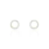 Boucles D'oreilles Puces Maude Or Jaune Diamant