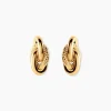 Boucles D'oreilles Puces Niko Or Jaune