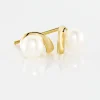 Boucles D'oreilles Puces Odelle Or Jaune Perle De Culture