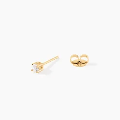 Marc Orian Cadeaux Mariage|Bijoux Or > Boucles D'Oreilles Puces One Or Jaune Diamants