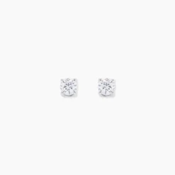Marc Orian Parures De Mariage|Boucles D'Oreilles Mariage > Boucles D'Oreilles Puces One Or Blanc Diamants