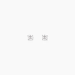 Marc Orian Cadeaux Mariage|Bijoux Or > Boucles D'Oreilles Puces One Or Blanc Diamants