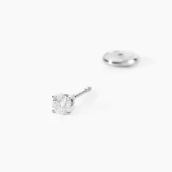 Marc Orian Cadeaux Mariage|Bijoux Or > Boucles D'Oreilles Puces One Or Blanc Diamants