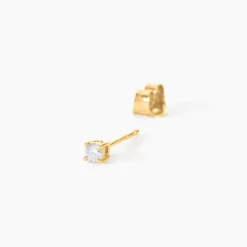 Marc Orian Cadeaux Mariage|Bijoux Or > Boucles D'Oreilles Puces One Or Jaune Diamants
