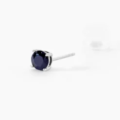 Marc Orian Cadeaux Mariage|Anniversaire De Mariage > Boucles D'oreilles Puces Or Blanc Onora Saphir