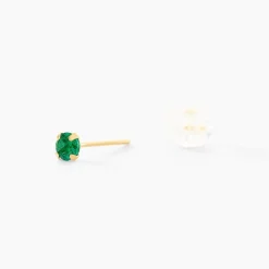 Marc Orian Bijoux Zirconium|Idées Cadeaux Femme > Boucles D'oreilles Puces De Zirconium or jaune oxyde