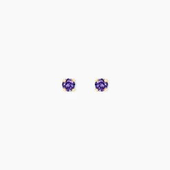 Marc Orian Bijoux Zirconium|Idées Cadeaux Femme > Boucles D'oreilles Puces De Zirconium or jaune oxyde