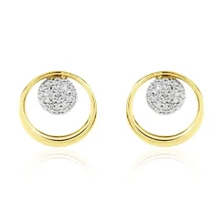 Marc Orian Cadeaux Mariage|Bijoux Diamant > Boucles D'oreilles Puces Or Jaune Laberiane Diamants