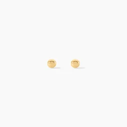 Boucles D'oreilles Puces Or Jaune Fidelia