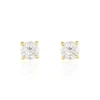 Boucles D'oreilles Puces Or Jaune Victoria Diamants