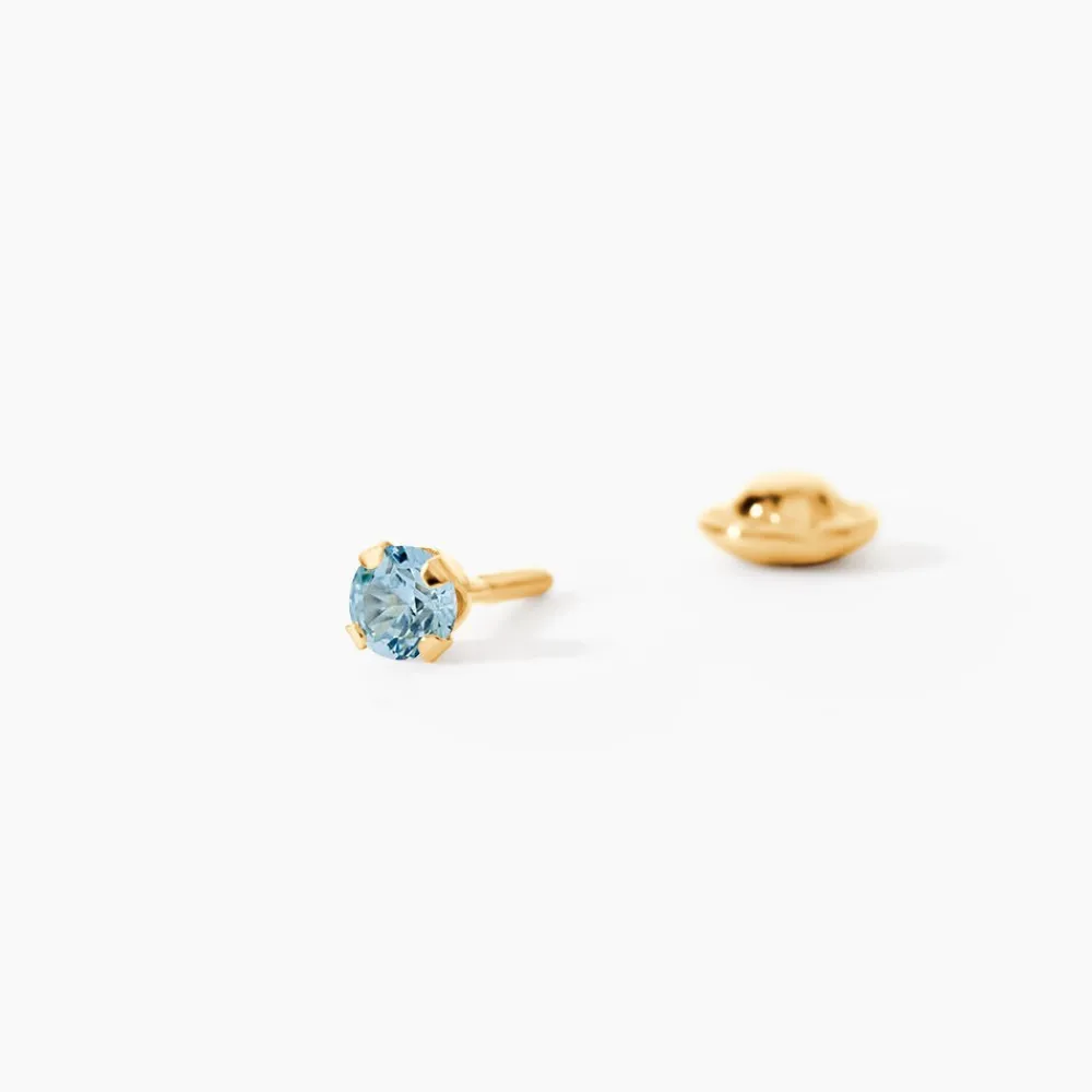 Marc Orian Bijoux Zirconium|Bijoux Homme > Boucles D'oreilles Puces Pepita Or Jaune Oxyde De Zirconium