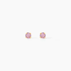 Marc Orian Bijoux Zirconium|Bijoux Homme > Boucles D'oreilles Puces Pepita Or Jaune Oxyde De Zirconium