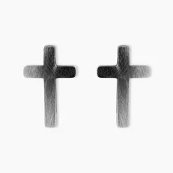 PHEBUS HIM Bijoux Homme|Boucles D'Oreilles Acier Inoxydable > Boucles D'oreilles Puces Acier Noir