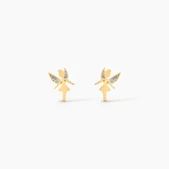 Boucles D'oreilles Puces Phillie Or Jaune