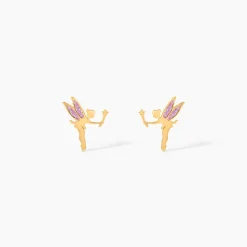 Boucles D'oreilles Puces Phillie Or Jaune