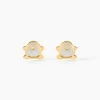 Boucles D'oreilles Puces Ping Or Jaune