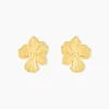 Marc Orian Boucles D'Oreilles Fleur|Boucles D'Oreilles Acier Inoxydable > Boucles D'oreilles Puces Rahima Acier Jaune
