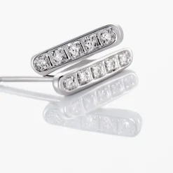 Marc Orian Bijoux Or|Bijoux Diamant > Boucles D'oreilles Puces Rosalin Blanc Diamant Blanc