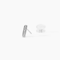 Marc Orian Bijoux Or|Bijoux Diamant > Boucles D'oreilles Puces Rosalin Blanc Diamant Blanc