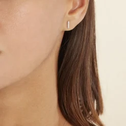 Marc Orian Bijoux Or|Bijoux Diamant > Boucles D'oreilles Puces Rosalin Blanc Diamant Blanc
