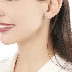 Marc Orian Bijoux Zirconium|Boucles D'Oreilles Argent > Boucles D'oreilles Puces Salona Argent Blanc Oxyde De Zirconium