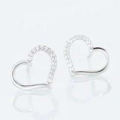 Marc Orian Bijoux Zirconium|Boucles D'Oreilles Argent > Boucles D'oreilles Puces Salona Argent Blanc Oxyde De Zirconium