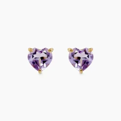 Marc Orian Anniversaire De Mariage|Puces > Boucles D'oreilles Puces Salona Or Jaune Amethyste