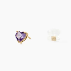 Marc Orian Anniversaire De Mariage|Puces > Boucles D'oreilles Puces Salona Or Jaune Amethyste